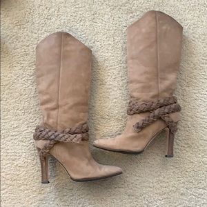 Manolo Blahnik Braided Boots